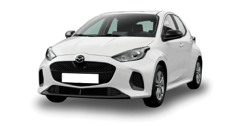 Renting Empresas Mazda 2-Hybrid 1.5 CVT Centre-Line Lunar White