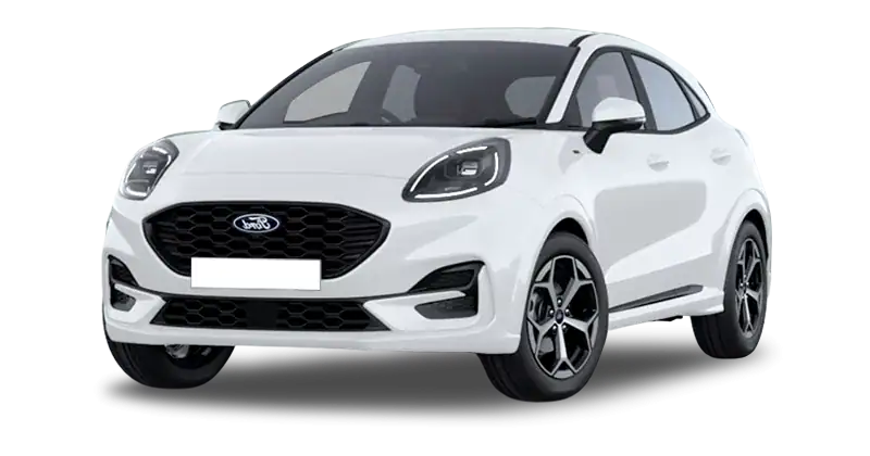 Renting Empresas Ford Puma-1.0 EcoBoost MHEV ST-Line Blanco, Gris Cactus