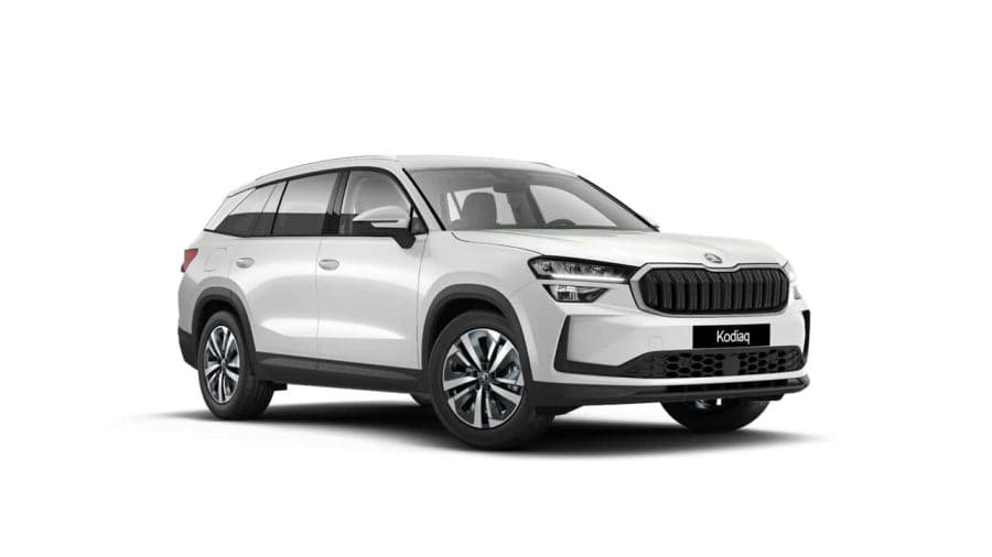 Renting Empresas Skoda Kodiaq2.0 TDI DSG Selection Blanco Luna, Plata Brillante, Gris Graphite