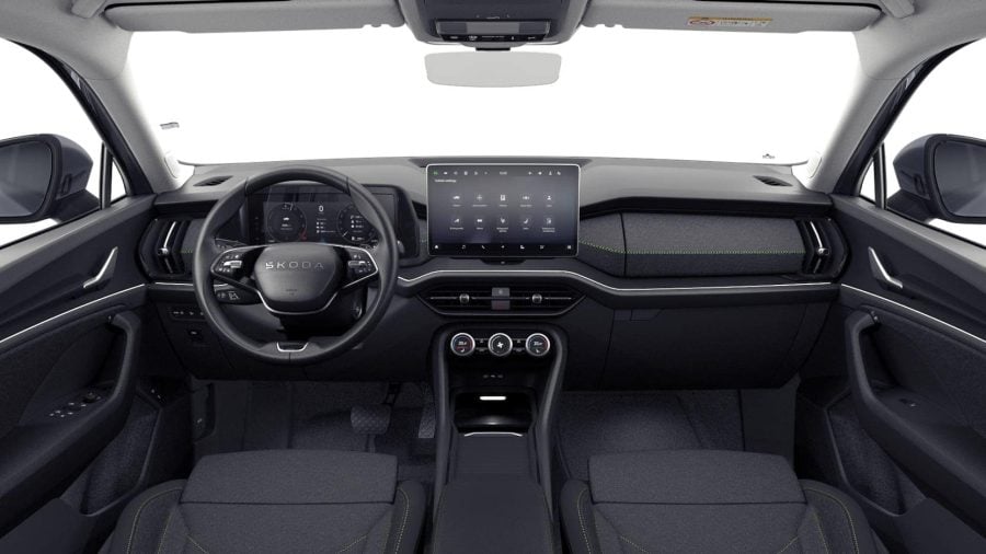 Renting Empresas Skoda Kodiaq1.5 TSI DSG PHEV Selection Gris Graphite, Blanco Luna