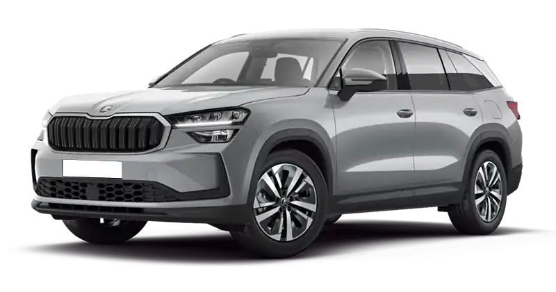 Renting Empresas Skoda Kodiaq2.0 TDI DSG Selection Plata Brillante, Gris Graphite, Blanco Luna
