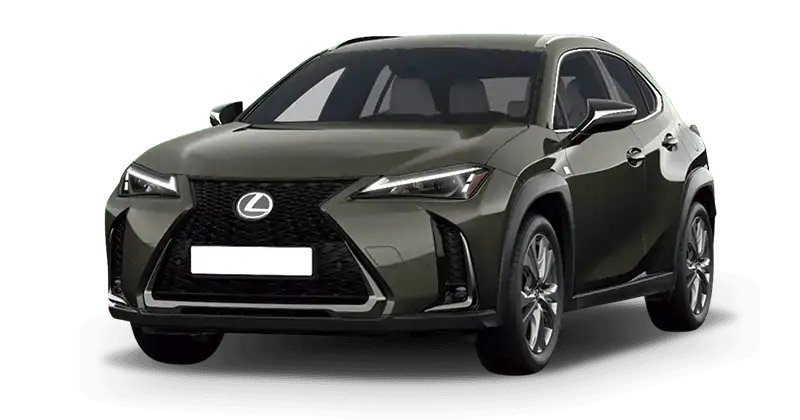 Renting Empresas Lexus UX-300h F Sport Legend Verde Oliva, Gris Berlín, Titanium, Negro Graphite, Blanco Nova, Azul Eléctrico, Copper Petra