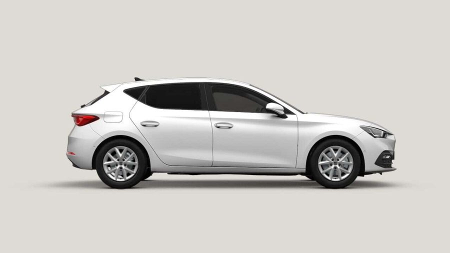 Renting Empresas Seat Leon1.5 eTSI 85kW DSG Style XL Fleet Pack Blanco Suave, Gris Magnetic