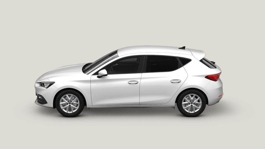 Renting Empresas Seat Leon1.5 eTSI 85kW DSG Style XL Fleet Pack Blanco Suave, Gris Magnetic