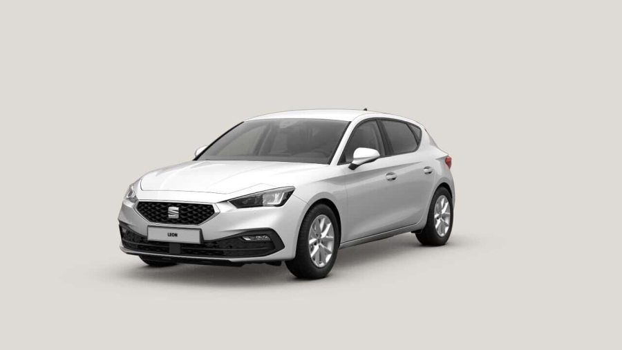 Renting Empresas Seat Leon1.5 eTSI 85kW DSG Style XL Fleet Pack Blanco Suave, Gris Magnetic