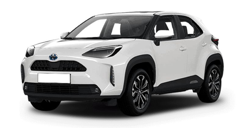 Renting Empresas Toyota Yaris Cross-130H e-CVT Active Blanco Classic, Azul Florida, Gris Agata, Bronce Oliva, Negro Azabache, Gris Grafito