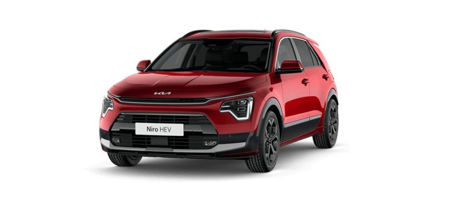 Renting Empresas Kia NiroHEV Drive Runway Red, Clear White, Interstellar Gray, Steel Gray, Snow White Pearl
