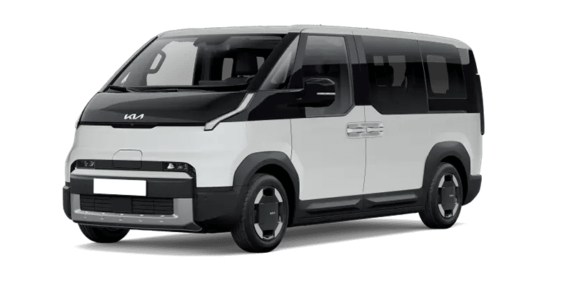 Renting Empresas Kia PV5Passenger L2 H1 LR Plus Clear White, Steel Gray, Aurora Black