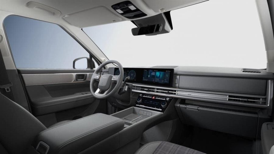 Renting Empresas Hyundai Santa Fe1.6T HEV 4X2 AT Maxx White Cream