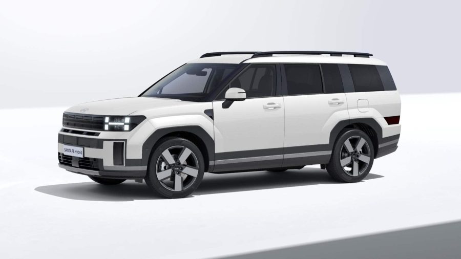 Renting Empresas Hyundai Santa Fe1.6T HEV 4X2 AT Tecno Cream White