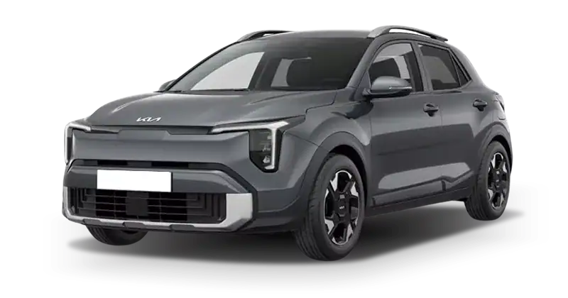 Renting Empresas Kia Stonic-1.0 T-GDi 85kW MHEV Concept Astro Grey, Clear White