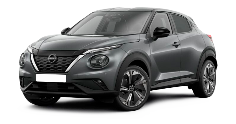 Renting Empresas Nissan Juke-1.6 Hybrid N-Connecta Automático Skyline grey, Blanco