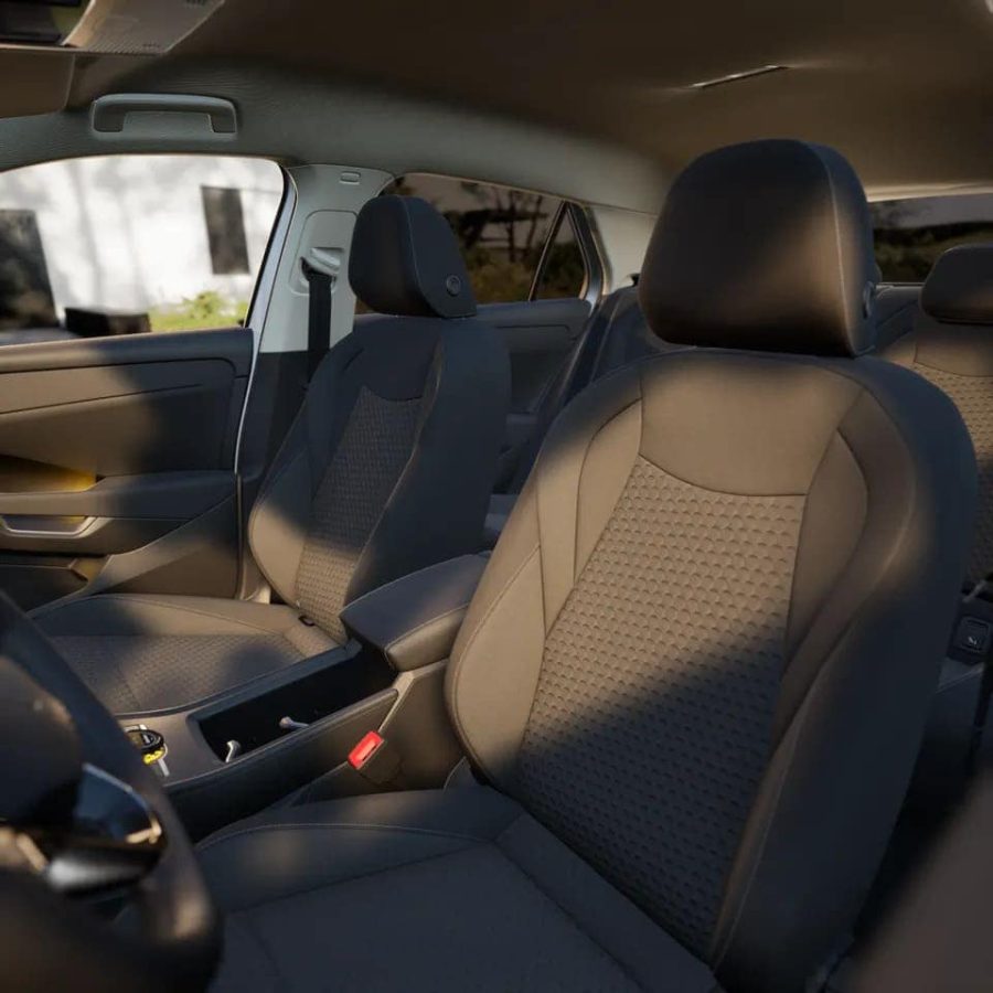 Renting Empresas Volkswagen T-Roc1.5 eTSI 85kW DSG MAS Blanco Punto, Gris Lobo