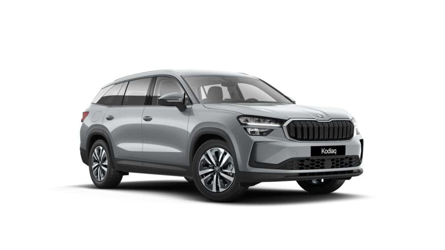 Renting Empresas Skoda Kodiaq2.0 TDI DSG Selection Plata Brillante, Gris Graphite, Blanco Luna