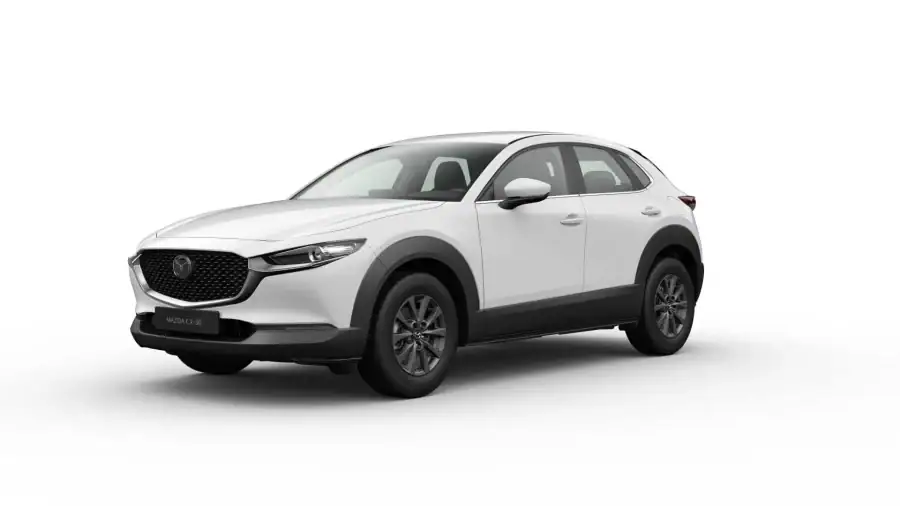 Renting Empresas Mazda CX-302.5 e-Skyactiv G MHEV MT Prime-Line Blanco, Soul Red Crystal