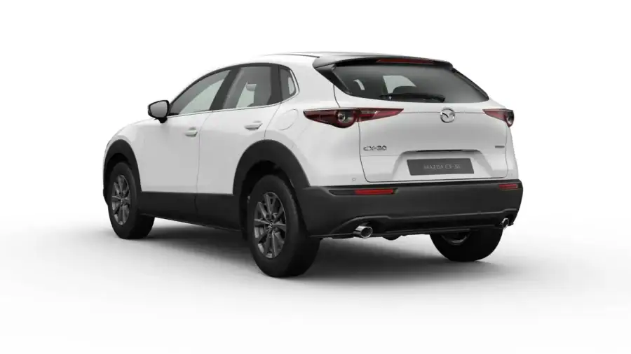 Renting Empresas Mazda CX-302.5 e-Skyactiv G MHEV MT Prime-Line Blanco, Soul Red Crystal
