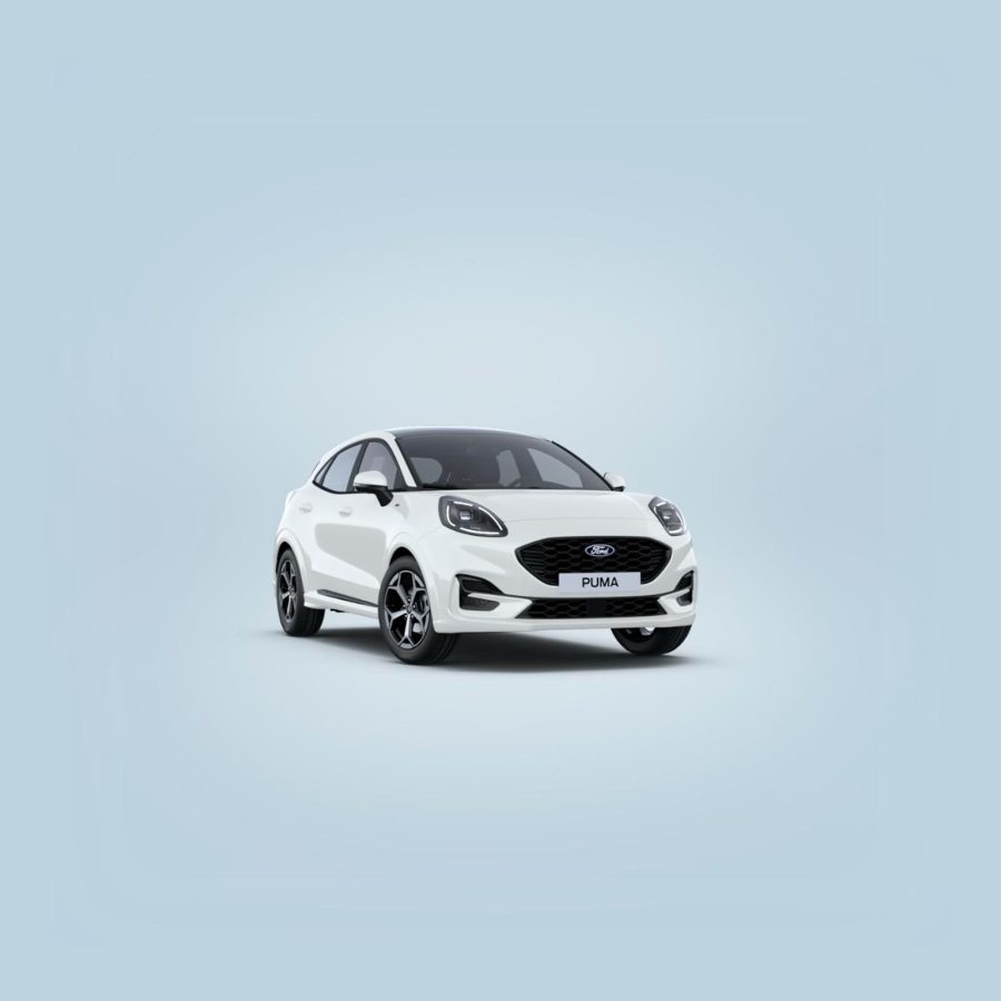 Renting Empresas Ford Puma1.0 EcoBoost MHEV ST-Line Blanco, Gris Cactus