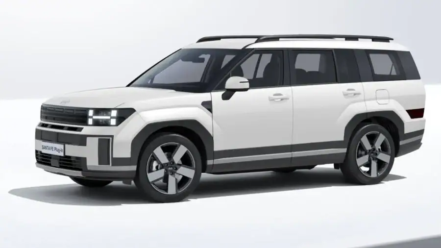Renting Empresas Hyundai Santa Fe1.6T PHEV 4X4 AT Maxx White Cream