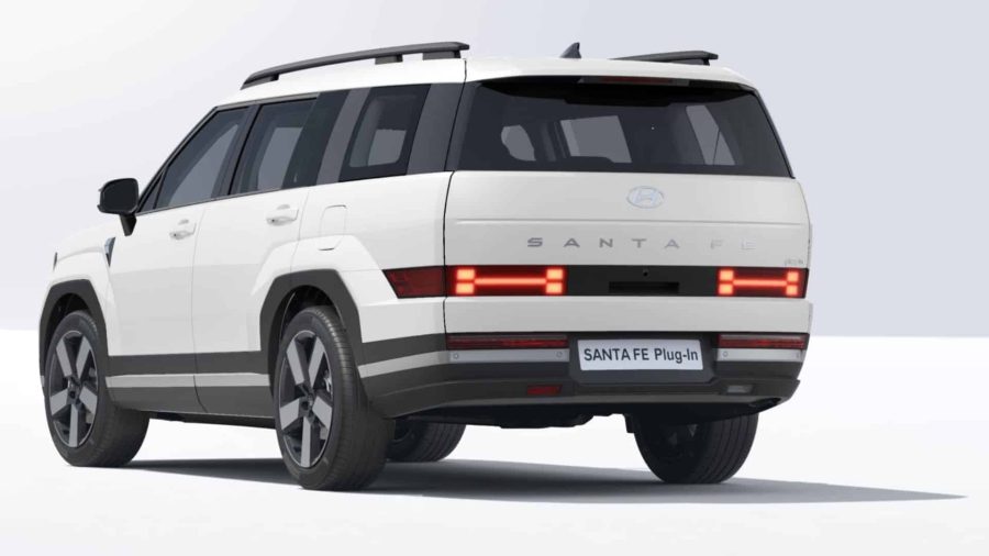 Renting Empresas Hyundai Santa Fe1.6T PHEV 4X4 AT Maxx White Cream