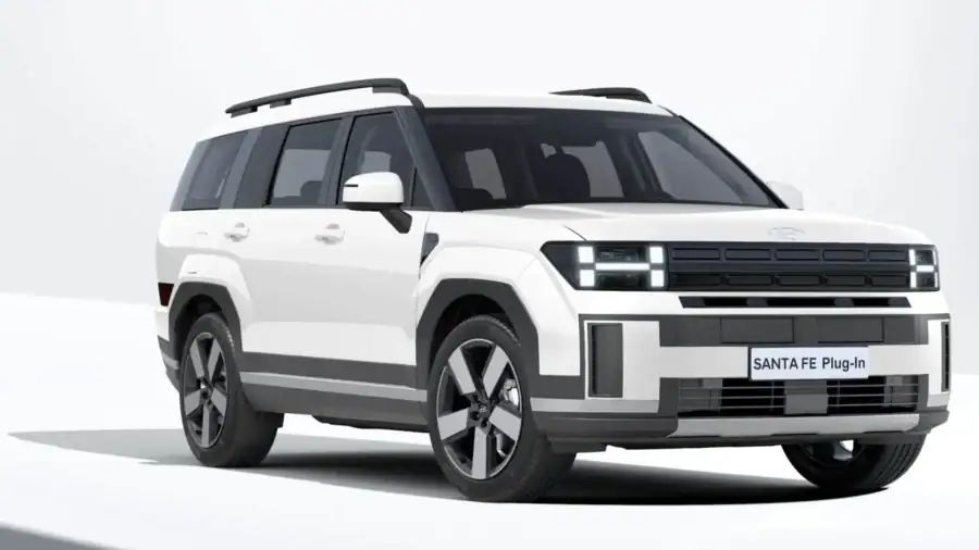 Renting Empresas Hyundai Santa Fe1.6T PHEV 4X4 AT Maxx White Cream