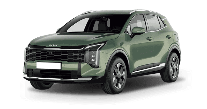 Renting Empresas Kia Sportage-1.6 T-GDi HEV Drive 4×2 Experience Green, Cassa White, Deluxe White, Black Pearl, Lunar Silver, Dark Penta Metal