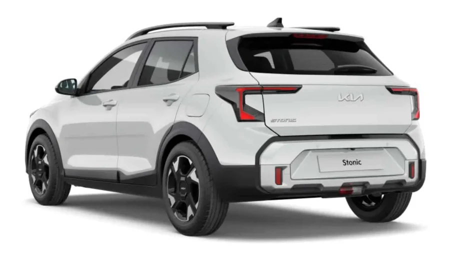 Renting Empresas Kia Stonic1.0 T-GDi Concept Clear White, Astro Grey