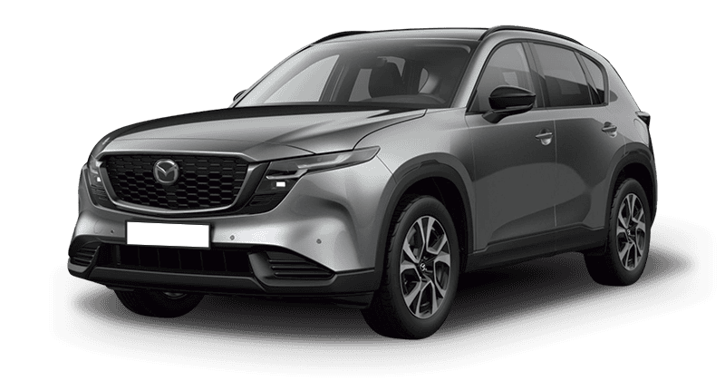 Renting Empresas Mazda CX-5-2.5 e-Skyactiv-G MHEV FWD Aut. Centre-Line Machine Gray, Soul Red Crystal