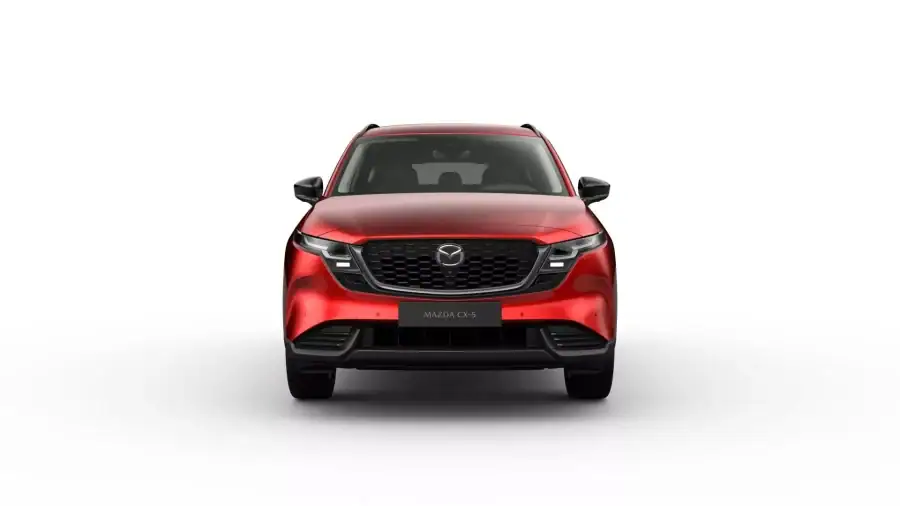 Renting Empresas Mazda CX-52.5 Sky MHEV AT FWD Exclusive-Line Soul Red Crystal, Machine Gray