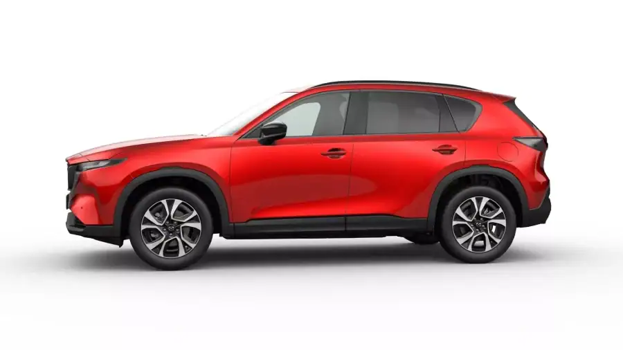 Renting Empresas Mazda CX-52.5 Sky MHEV AT FWD Exclusive-Line Soul Red Crystal, Machine Gray