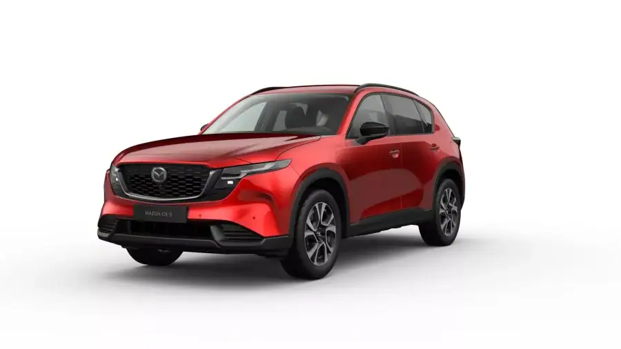 Renting Empresas Mazda CX-52.5 Sky MHEV AT FWD Exclusive-Line Soul Red Crystal, Machine Gray