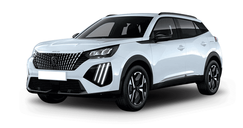 Renting Empresas Peugeot 2008-Hybrid Allure 110 eDCS6 Blanco Okenite