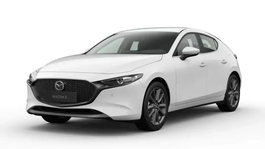 Renting Empresas Mazda 32.5 e-SKYACTIV G Centre-Line Arctic White