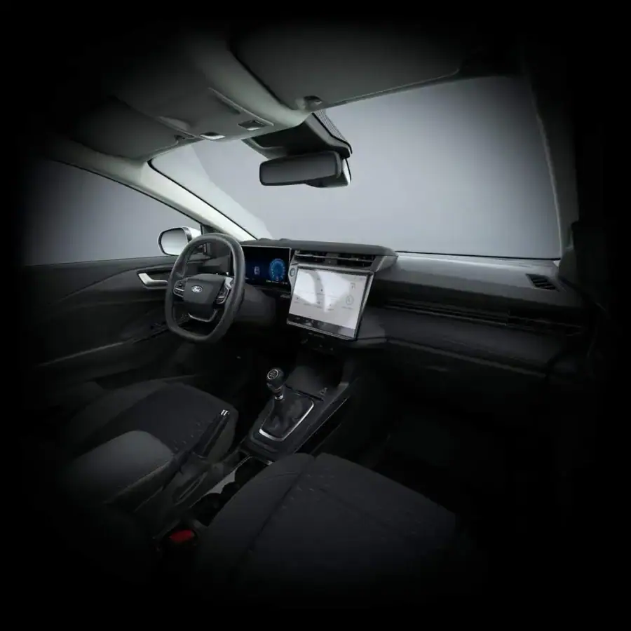 Renting Empresas Ford PumaEcoBoost MHEV Titanium Blanco, Gris Cactus