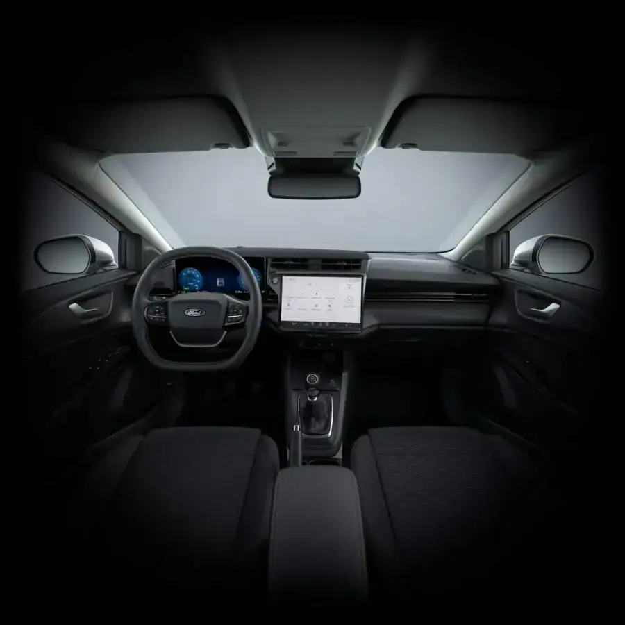 Renting Empresas Ford PumaEcoBoost MHEV Titanium Blanco, Gris Cactus