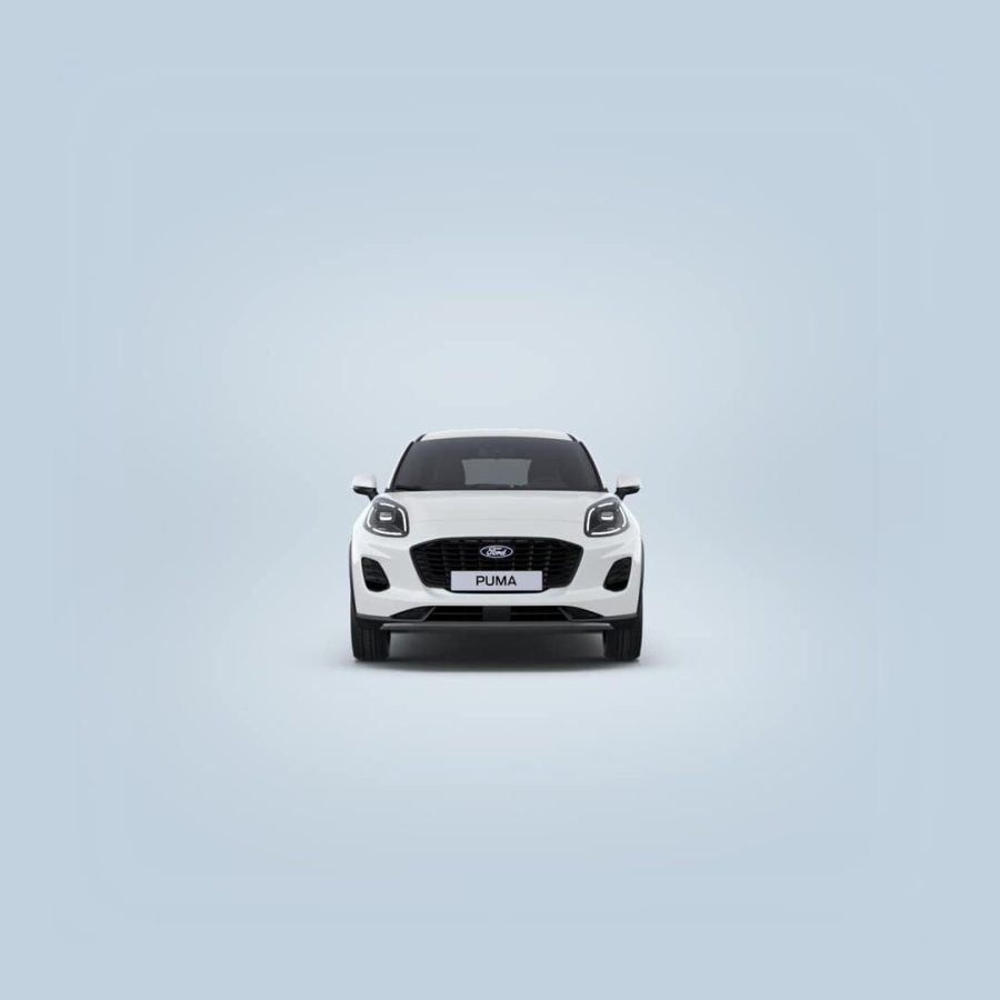Renting Empresas Ford PumaEcoBoost MHEV Titanium Blanco, Gris Cactus