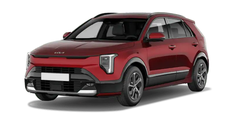 Renting Empresas Kia Niro-1.6 HEV Concept Runway Red, Clear White, Steel Gray, Interstellar Grey