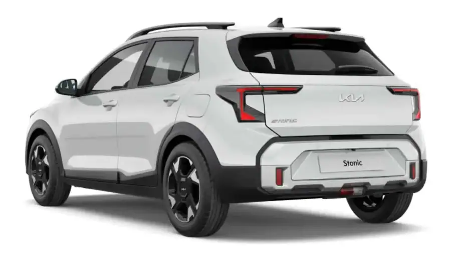 Renting Empresas Kia Stonic1.0 T-GDi Concept Clear White, Astro Grey