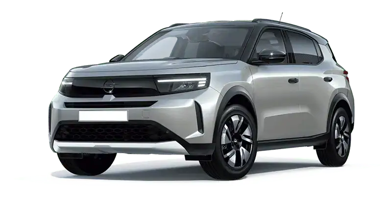 Renting Empresas Opel Frontera1.2T XHT Hybrid eDCT6 107kW Ultimate Kristall Silver, Arktis White
