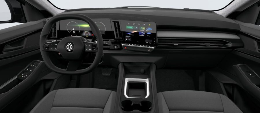Renting Empresas Renault AustralE-Tech Full Hybrid 147kW Evolution Gris Pizarra, Blanco