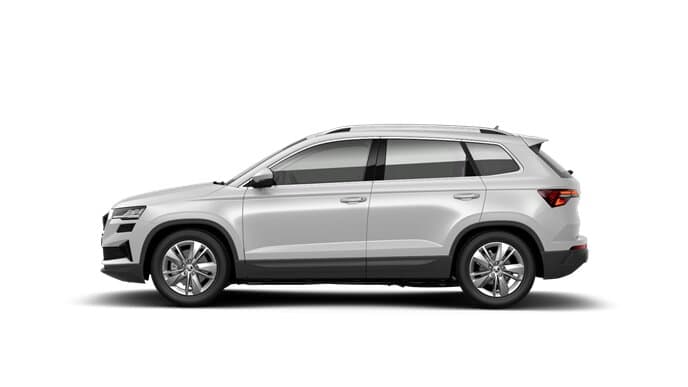 Renting Empresas Skoda Karoq2.0 TDI DSG Selection Blanco Luna, Gris Graphite