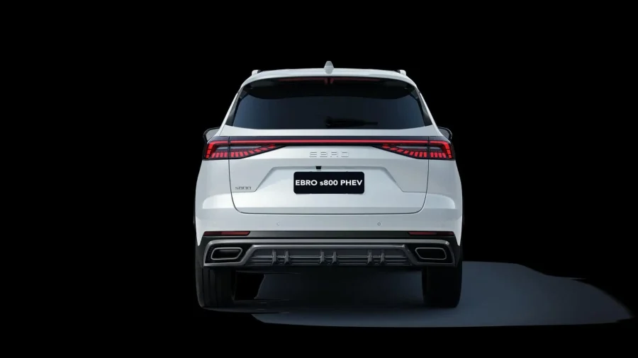 Renting Empresas Ebro S8001.5 TGDI PHEV Luxury E-CVT Blanco Khaki, Gris Bambu
