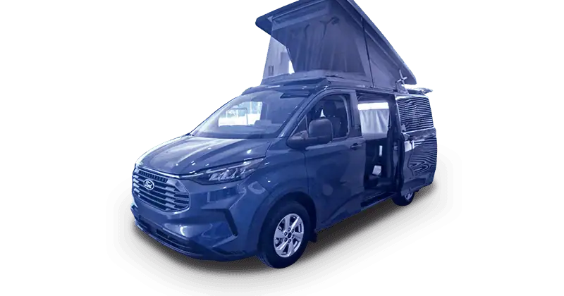 Renting Empresas Ford TransitCustom Kombi 2.0 EcoBlue 320 L1 Trend CAMPERIZADA Magnetic