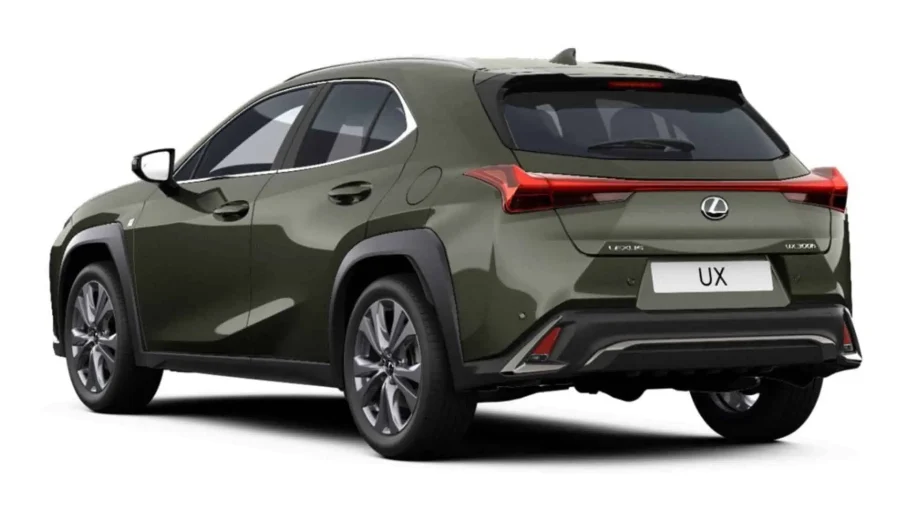 Renting Empresas Lexus UX300h F Sport Legend Verde Oliva, Gris Berlín, Titanium, Negro Graphite, Blanco Nova, Azul Eléctrico, Copper Petra