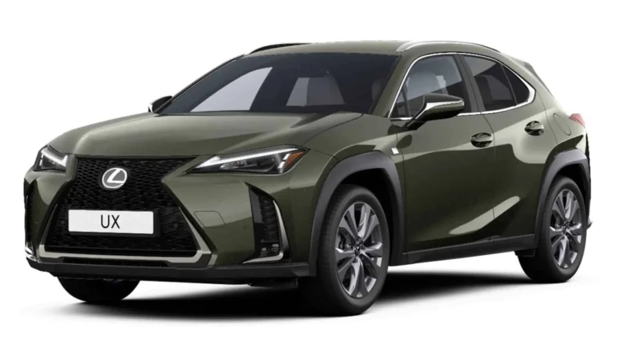Renting Empresas Lexus UX300h F Sport Legend Verde Oliva, Gris Berlín, Titanium, Negro Graphite, Blanco Nova, Azul Eléctrico, Copper Petra