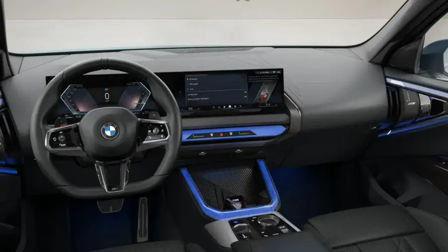 Renting Empresas BMW X320d xDrive M Sport Arctic Race Blue, Black Sapphire