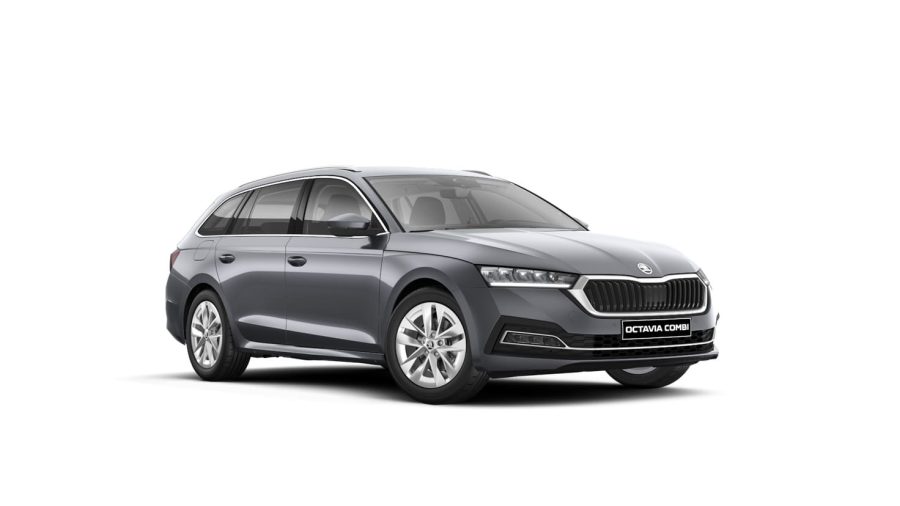 Renting Empresas Skoda OCTAVIA Combi2.0 TDI DSG Selection Gris Graphito, Blanco Luna