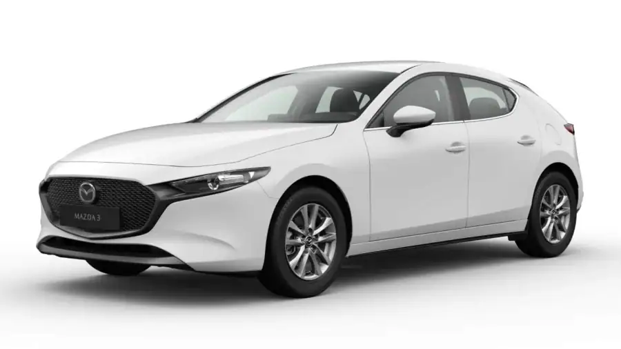 Renting Empresas Mazda 3e-SKYACTIV Automático Prime-Line Arctic White