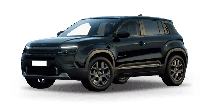 Renting Empresas Jeep Avenger1.2 Ehybrid Altitude Negro Volcano, Gris Storm