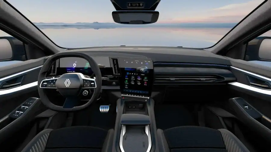 Renting Empresas Renault EspaceE-Tech Full Hybrid Esp. Alpine Blanco Nacarado, Gris Baltico