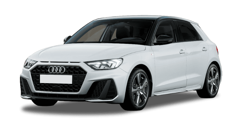 Renting Empresas Audi A1 Sportback-30 TFSI S tronic Adrenalin Blanco / Techo Negro, Azul Navarra / Techo Negro, Rojo / Techo Negro